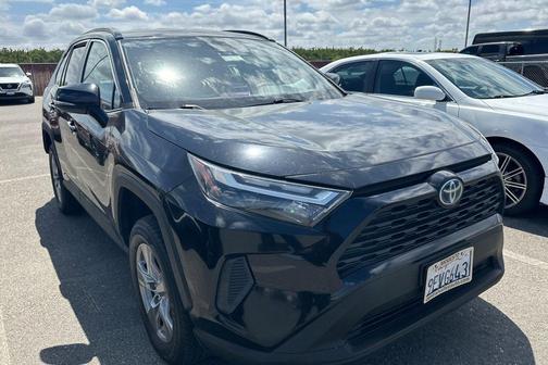 Midnight Black Metallic 2023 Toyota RAV4 Hybrid XLE