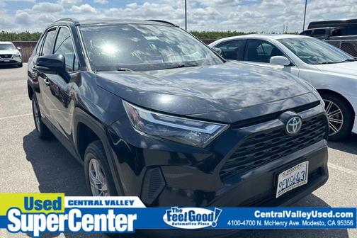 Midnight Black Metallic 2023 Toyota RAV4 Hybrid XLE