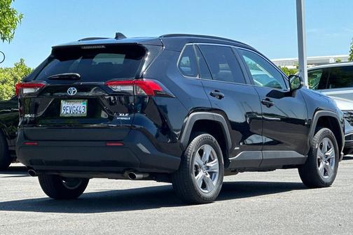Midnight Black Metallic 2023 Toyota RAV4 Hybrid XLE