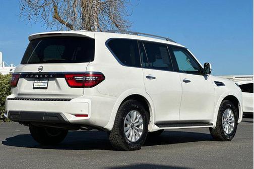 Aspen White Tricoat 2024 Nissan Armada SV 2WD