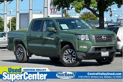 Tactical Green Metallic 2022 Nissan Frontier SV