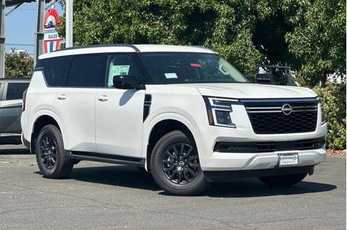 Aspen White Tricoat 2026 Nissan Armada SV