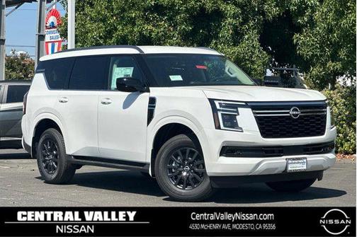 Aspen White Tricoat 2026 Nissan Armada SV