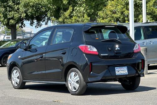 Jet Black Metallic 2024 Mitsubishi Mirage ES