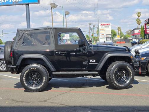 Black 2008 Jeep Wrangler X