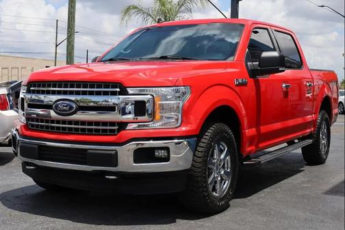 Red 2019 Ford F-150 XLT