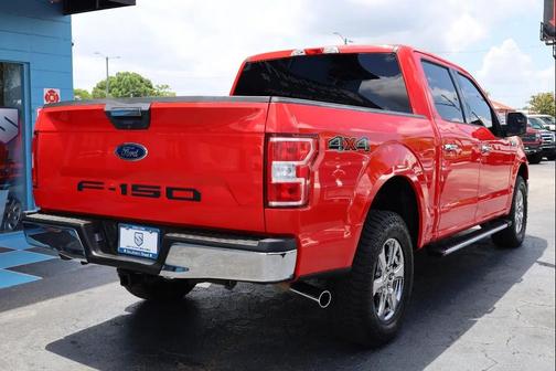 Red 2019 Ford F-150 XLT
