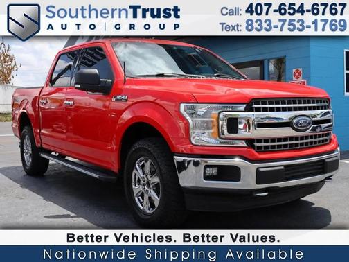 Red 2019 Ford F-150 XLT