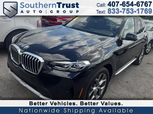 Black 2022 BMW X3 sDrive30i