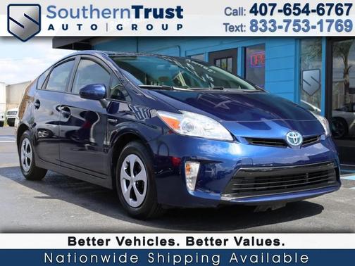 Nautical Blue Metallic 2012 Toyota Prius Three