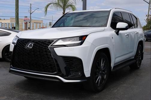 Ultra White 2023 Lexus LX 600 F SPORT