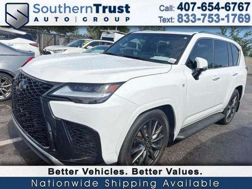Ultra White 2023 Lexus LX 600 F SPORT