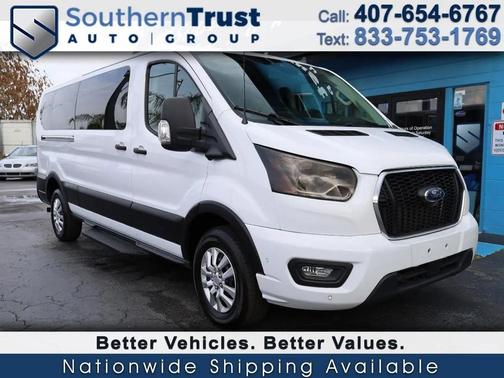 Oxford White 2022 Ford Transit-350 XLT