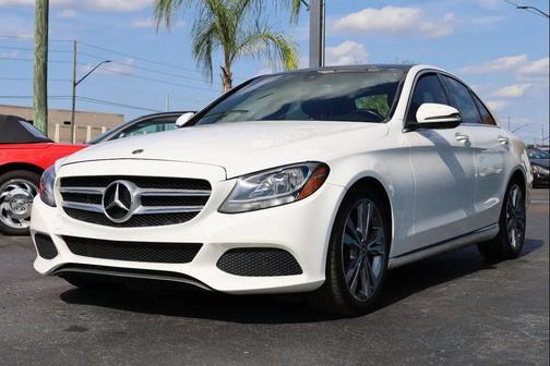White 2018 Mercedes-Benz C-Class C 300 Sedan