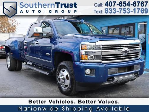 Deep Ocean Blue Metallic 2016 Chevrolet Silverado 3500 High Country