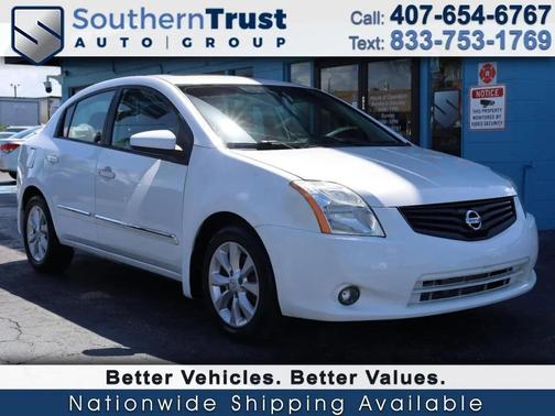 Aspen White 2012 Nissan Sentra 2.0 SL