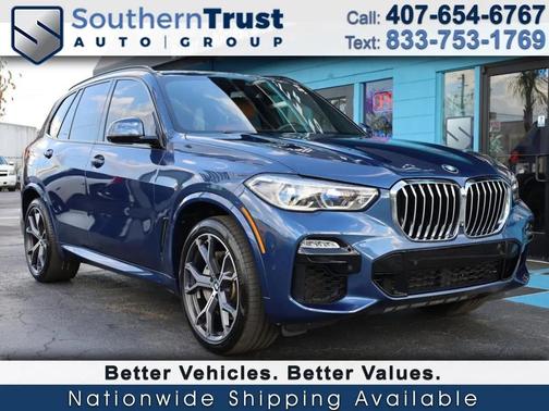Blue 2019 BMW X5 xDrive50i