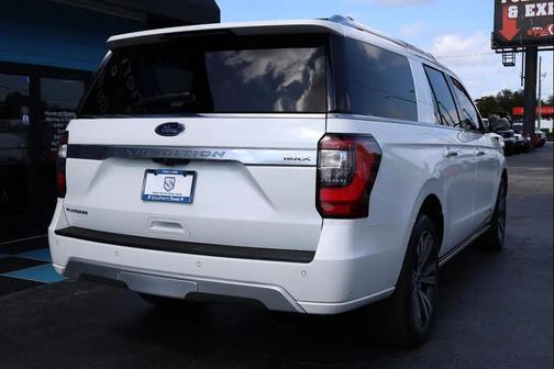 Star White Metallic Tri-Coat 2020 Ford Expedition Max Platinum