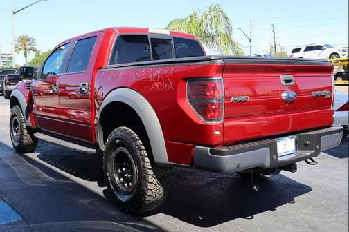 Red 2014 Ford F-150 SVT Raptor