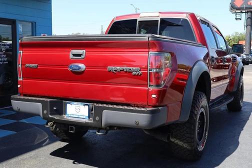 Red 2014 Ford F-150 SVT Raptor