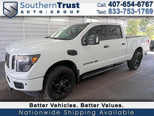 White 2018 Nissan Titan XD SV