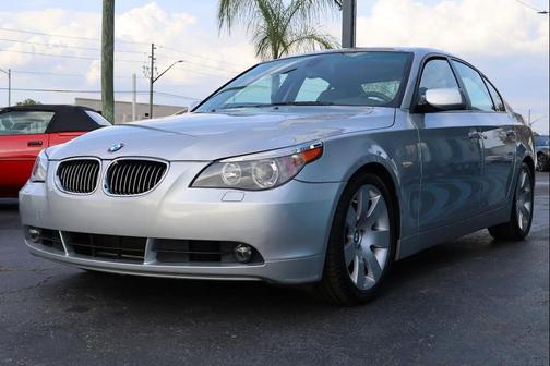 Titanium Silver Metallic 2007 BMW 530 4dr Sdn 530i RWD