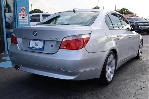 Titanium Silver Metallic 2007 BMW 530 4dr Sdn 530i RWD