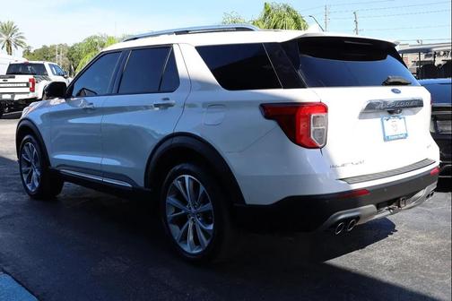 Star White Metallic Tri-Coat 2021 Ford Explorer Platinum
