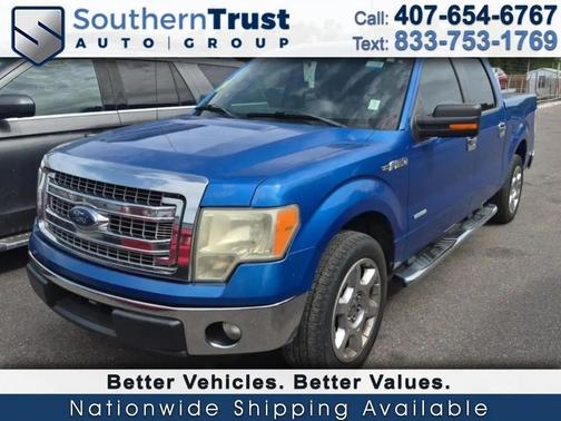 Blue 2014 Ford F-150 XLT