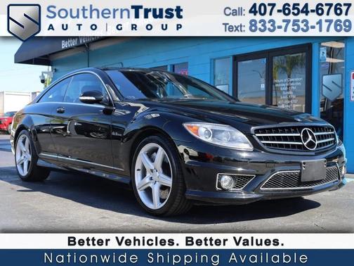 Black 2008 Mercedes-Benz CL-Class 2dr Cpe 6.3L V8 AMG