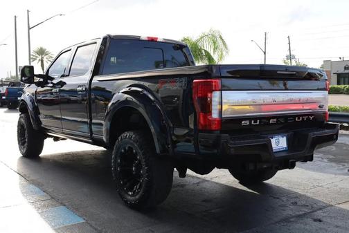 Red 2018 Ford F-350 Limited