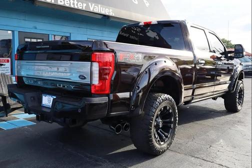 Red 2018 Ford F-350 Limited