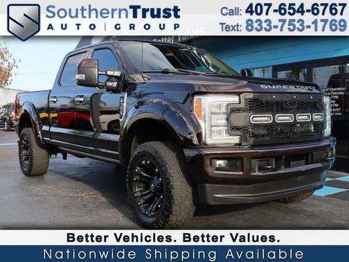 Red 2018 Ford F-350 Limited