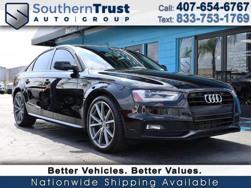 Black 2016 Audi A4 2.0T Premium