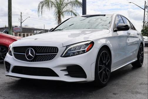 White 2020 Mercedes-Benz C-Class C 300 Sedan