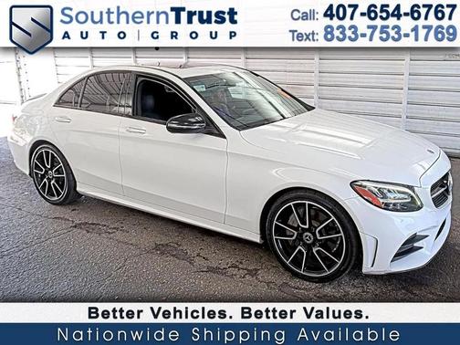 White 2020 Mercedes-Benz C-Class C 300 Sedan