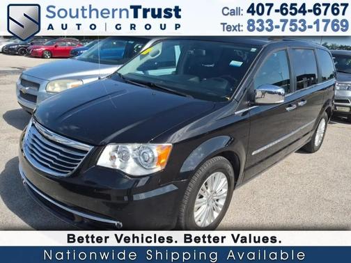 Brilliant Black Crystal Pearlcoat 2015 Chrysler Town & Country Limited Platinum