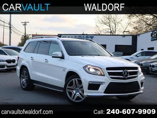 WHITE 2014 Mercedes-Benz GL-Class GL 63 AMG