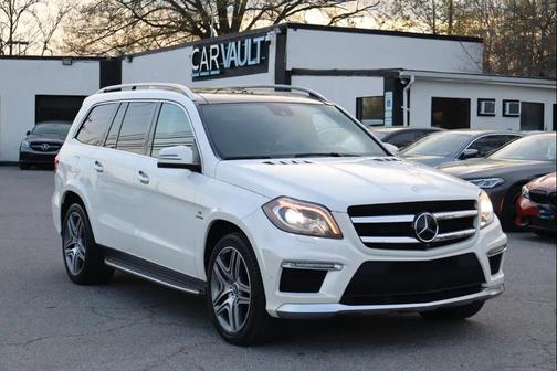 WHITE 2014 Mercedes-Benz GL-Class GL 63 AMG