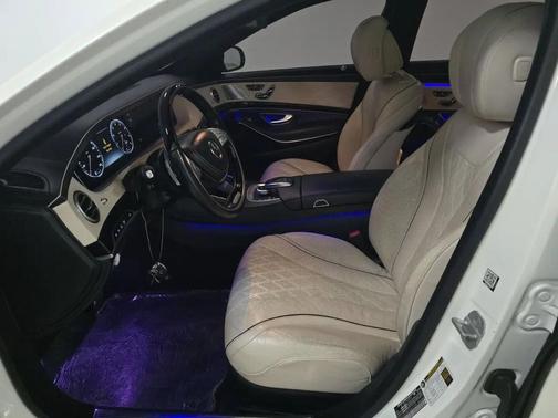 WHITE 2016 Mercedes-Benz S-Class 4MATIC