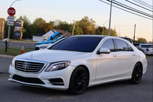 WHITE 2016 Mercedes-Benz S-Class 4MATIC