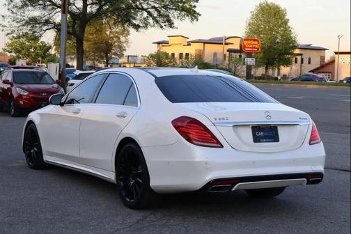 WHITE 2016 Mercedes-Benz S-Class 4MATIC