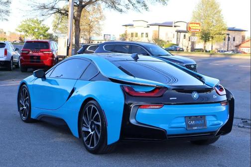 Protonic Blue Metallic w/Frozen Gray Accent 2015 BMW i8 2D Coupe