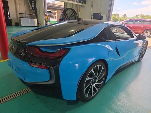 Protonic Blue Metallic w/Frozen Gray Accent 2015 BMW i8 2D Coupe