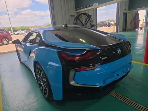 Protonic Blue Metallic w/Frozen Gray Accent 2015 BMW i8 2D Coupe