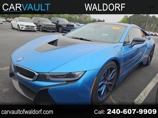 Protonic Blue Metallic w/Frozen Gray Accent 2016 BMW i8 2D Coupe