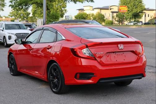 RED 2017 Honda Civic LX