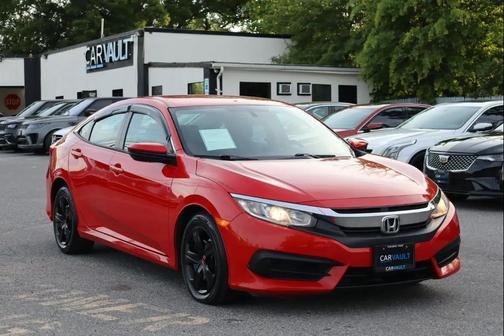RED 2017 Honda Civic LX