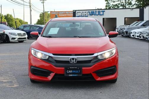 RED 2017 Honda Civic LX