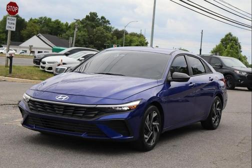 Intense Blue 2025 Hyundai ELANTRA Sport